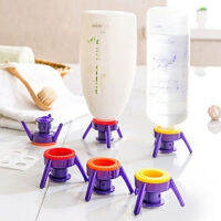 Brisky Brisky คว่ำฝาขวดเครื่องปรุงในครัวแชมพูเจลอาบน้ำที่แขวนฝักบัวง่ายต่อการเทฝาของเหลว
