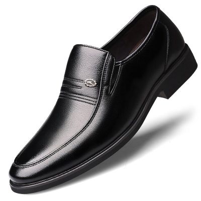 ปลายแหลมแฟชั่นรองเท้าชุดเดรสสำหรับผู้ชายรองเท้าหนังสีดำน้ำตาลรองเท้าลำลองสำหรับนักธุรกิจ Oxfords Zapatos De Hombre
