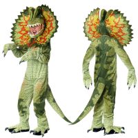 2023 christmas Costumes Boys Girls Triceratops Cosplay Set Children Jumpsuit Halloween Carnival Props Purim Party Dinosaur for Kid