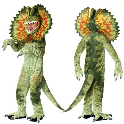 christmas Costumes Boys Girls Triceratops Cosplay Set Children Jumpsuit Halloween Carnival Props Purim Party Dinosaur for Kid