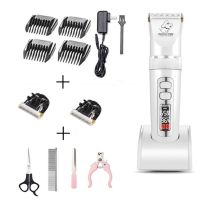 ☍❄◊ Baorun P9 P3 Clipper Dogs Professional LCD Pet Cat Clippers Electrical Grooming Trimmer Rechargeable Haircut Machine Animal