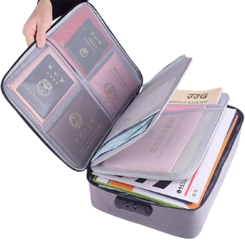 Top Seller SET OF 2 DOCUMENT BAG RANDOM COLOR Document Organizer