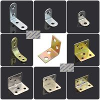 50Pcs/Lot Stainless Steel Iron Furniture Right Angle Corner Bracket L Shaped Connector 90 Degree Connecting Brace