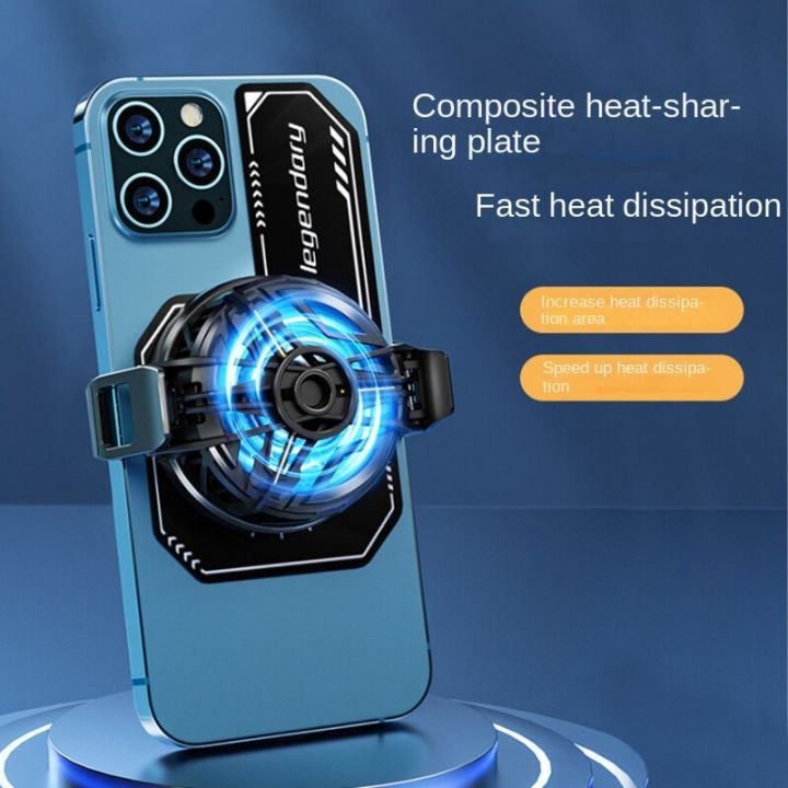 แผ่นพัดลมโทรศัพท์2023เซลล์สติกเกอร์แม่เหล็กหม้อน้ำสำหรับระบายความร้อนในเกมพัดลมระบายความร้อนสำหรับ-iphone-samsung-xiaomi-ที่จับแหวน-srq396
