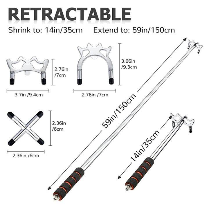 retractable-billiard-cue-stick-bridge-with-3pcs-removable-brass-bridge-head-billiard-table-pool-cue-accessories