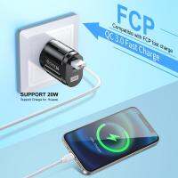 20W USB Fast Charger PD Fast Charging QC3.0เครื่องชาร์จศัพท์มือถือสำหรับ 12 Samsung Wall Travel Adapter EU US Plug