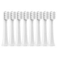 R 4/8 Pcs Replacement Brush Heads Soft Dupont Bristle Brush Refills Suitable For Suitable For Xiaomi Mijia T100/MES603 Electric Toothbrush