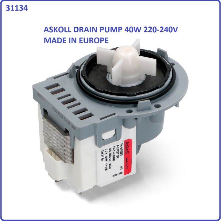 LG Front Loading Washing Machine Drain Pump Askoll 40W Made In Europe Lazada