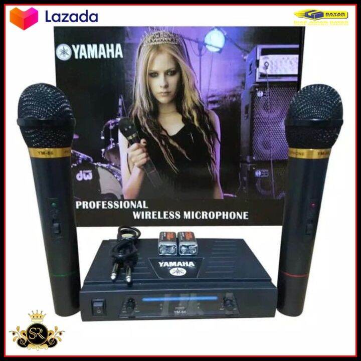 Yamaha YM 66 Microphone Wireless Lazada Indonesia