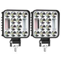 ไฟหน้า Led รถยนต์สปอร์ตไลท์ติดหลังคาทางวิบากไฟ Led ขนาด4นิ้ว4นิ้ว78W สำหรับรถบรรทุกมอเตอร์ไซค์ Suv Atv