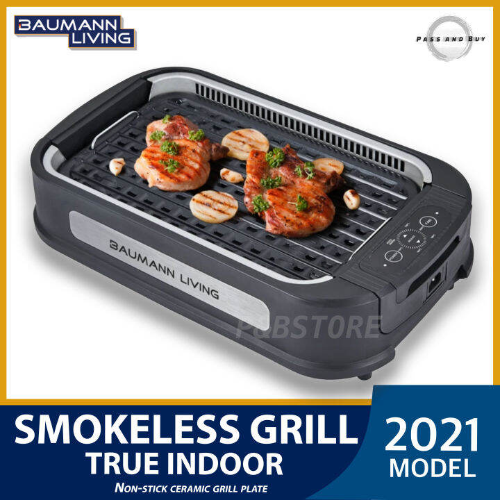 Baumann True Indoor Smokeless Grill (2021 model) • Effortless