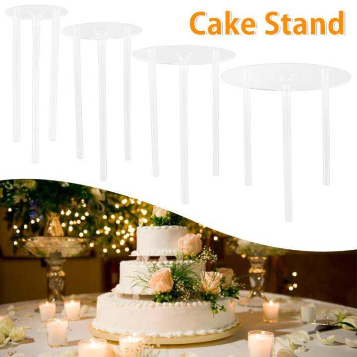 Cake Stand MultiTier Dessert Tower Reusable Cake Plate Supports with