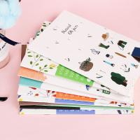 New A5 Cute Cartoon Animals Notebook with Lined Paper Notepad Planner Book for Kids Stationery School Student Gifts 4Pcsset