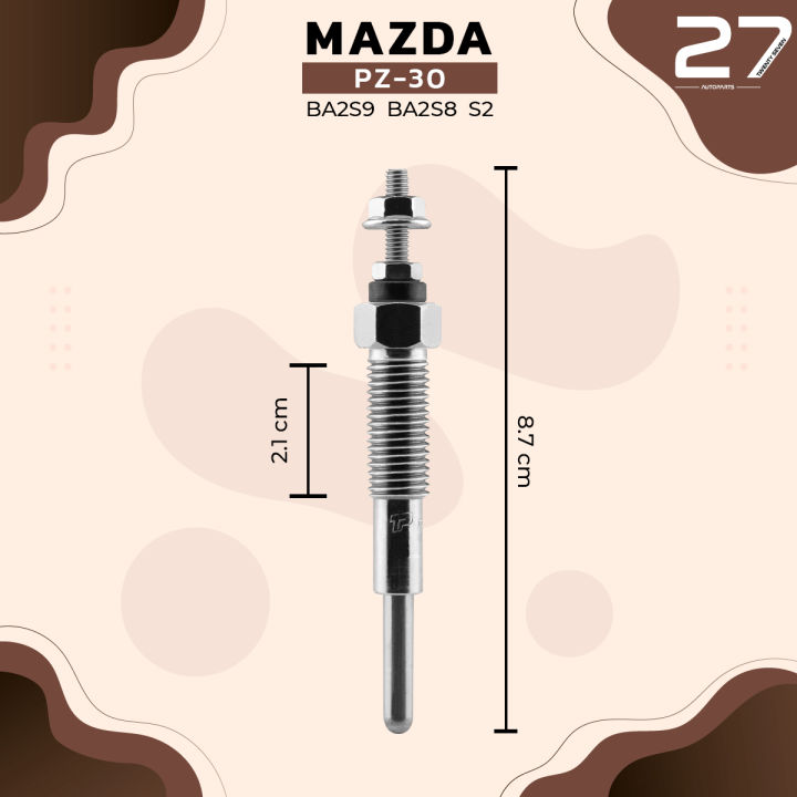 หัวเผา-mazda-bongo-b220-luce-s2-12v-12v-รหัส-pz-30-top-performance-japan