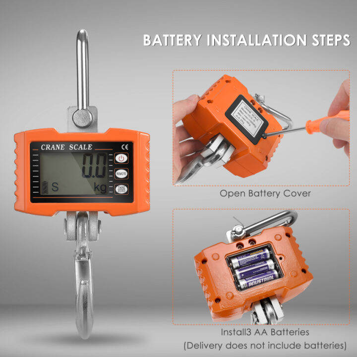 ใช้กันอย่างแพร่หลาย-เครื่องชั่งดิจิตอลแบบเครนตาชั่งเครนอิเล็กทรอนิกส์อุตสาหกรรมความแม่นยำสูงและมีความแม่นยำสูง1000กก-ถูกใช้เป็นเครื่องมือชั่งน้ำหนักอัจฉริยะสำหรับล่าสัตว์ในตลาดเกษตรกรของครอบครัว