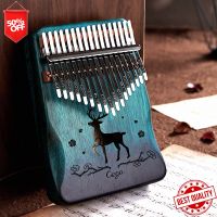 พร้อมส่งรายการเริ่มต้น kalimaba นิ้วเปียโนเครื่องดนตรีแบบพกพา 17 keys kalimba คาลิมบ้าเปียโนนิ้วมือ 17 คีย์  ขนย้าย