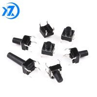 100PCS 6x6x4.3mm 5mm 6 7 8 9 10 11 12 13 14 15 16 17 6X6 4Pin Tactile Tact Push Button Micro Switch Self reset DIP Switches