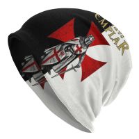 Knight Templar Beanies Caps Unisex Bonnet Winter Knit Hat Adult Crusades Knights Christian Warrior Beanie Hats Outdoor Ski Cap