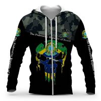 Special Operations Camo Army Flag Skull 3D Printing man Hoodies Zipper Man Unisex Outwear Pullover Unisex Oversized Sweatshirt