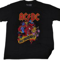 เสื้อยืดวง ACDC ( are you ready ???  ลิขสิทธิ์แท้ 2022