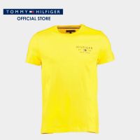 Tommy Hilfiger เสื้อยืดแขนสั้นผู้ชาย รุ่น MW0MW30033 ZGS - สีเหลือง