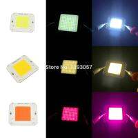 【100%-New】 vilru3 10ชิ้น50W ไฟ LED COB Chip พลังงานสูง DC12V แหล่งกำเนิด DC32V 400nm-840nm สีขาวเต็มสเปกตรัม3000K-30000K