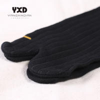 3 PairsMens Socks Men Cotton Business Japanese Style Kimono Flip Flop Sandal Split Clogs Tabi Socks Man Stripe Two Toe Socks