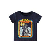 COD DSGRGTRDRT Boys Cotton dinosaur Toddler Kids T-Shirts super hero star wars Children round neck short sleeved tops