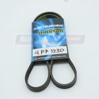 4PK1230 สายพานหน้าเครื่อง  XUD56D       MITSUBOSHI RIBSTAR (V-ribbed Belt)