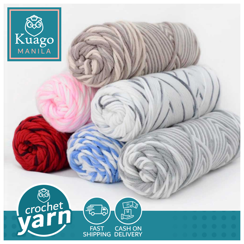Ball Super Soft Cotton Hand-knitted Wool Yarn 8 Colors Handmade Kniting 100g 