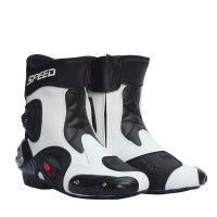 ใหม่2023ผู้ชาย Biker Boot รถจักรยานยนต์รองเท้า Racing Mens รองเท้าขี่มอเตอร์ไซด์รองเท้า Breathable Motocross รองเท้าจักรยาน Dropship