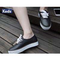 HH 2020หนังดีไซน์ใหม่ keds champion core leather  รองเท้าผ้าใบลําลองสีขาว