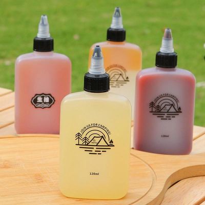 卐 Outdoor Oil Bottle Portable Sealed Seasoning Bottle Barbecue Camping Seasoning Container Dispensers BBQ Accessories