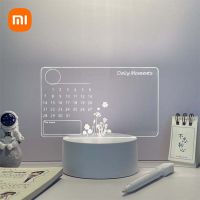 ∈ Xiaomi Message Board Creative Led Night Light USB Note Board With Pen Kids Gift Holiday Decoration Night Light Atmosphere Light