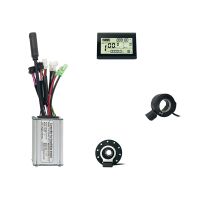 36V 48V 350W Electric Bicycle 17A Sine Wave Common Head Controller with LCD3U Meter Electric Bicycle Light Display