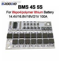 BMS 4S 5S Active Balance Equalizer Board For Li-ion Lifepo4 LTO Lithium Battery 14.4V 18V 21V 100A With Balance Protection Board