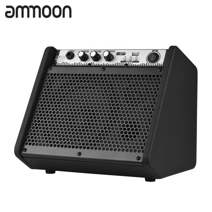 COOLMUSIC DM20 20W Electric Drum Amplifier Keyboard Amp Wireless BT