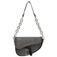 Luxury nd Designer Women Saddle Bags Rhinestone Biling Flashing Diamond Shoulder Bag