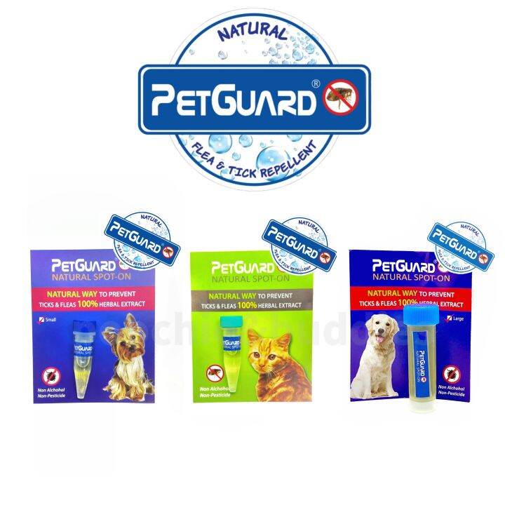 PETGUARD Natural Spoton Anti Fleas Ticks Treatment 10 BOTTLES READY STOCK Lazada