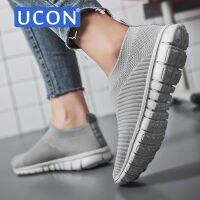 UCON รองเท้าตาข่ายแฟชั่นลำลองสำหรับผู้ชาย,รองเท้าใหม่ฤดูใบไม้ผลิและฤดูร้อนระบายอากาศที่สะดวกสบายตาข่ายแฟชั่นลำลองแนวสตรีทกลางแจ้งสำหรับผู้ชาย35-47