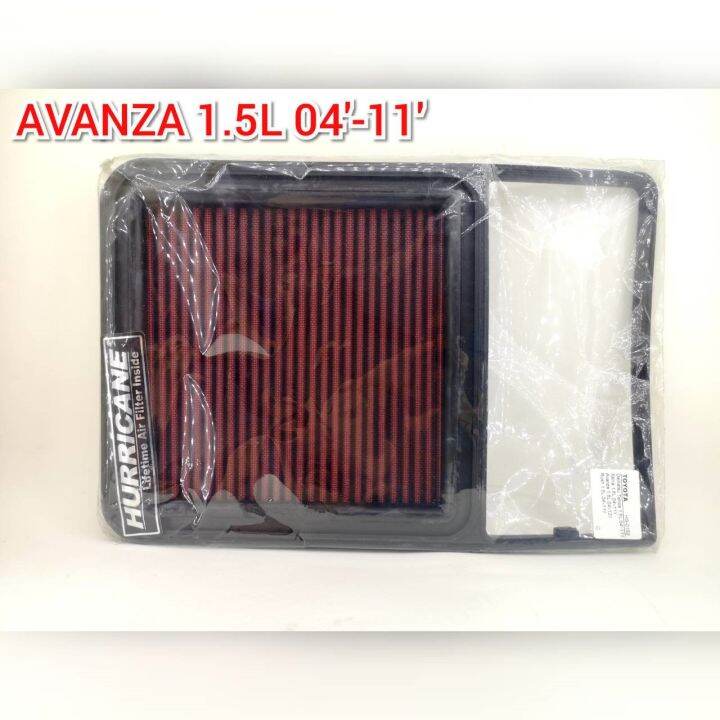 กรองอากาศผ้า-hurricane-toyota-avanza-1-5l-04-12