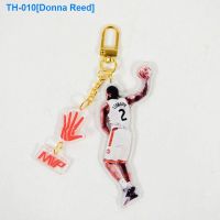 ♗●✥ Donna Reed Iverson Leonard acrylic key chain Bryant James personality bag pendant gift fans around male