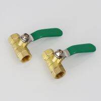 9.52mm Atomization Agricultural Spray Insecticide Gardening Hose Connector Accessories pe Ball Valve 14 Double Internal Thread Copper Valve Switch