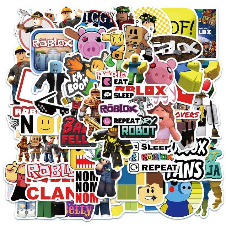 Roblox Stickers ROBLOX Logo Sticker Multi Pack Decal 