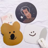 1Pcs Cartoon Kawaii Antislip Bear kangaroo Rubber Mouse Pad Waterproof Desktop Mat Pads Cup Mat Office Home Decor for Girl Boy