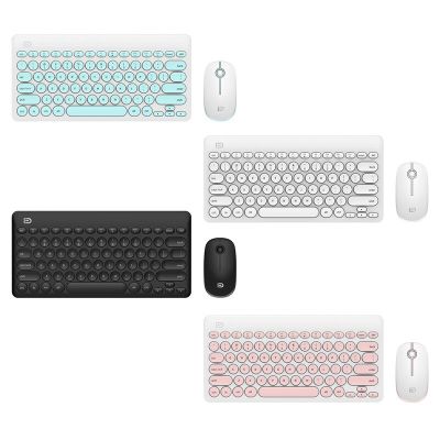 2.4G Wireless Keyboard and Mouse Protable Mini Keyboard Mouse Combo Set For Notebook Laptop Mac Desktop PC Computer