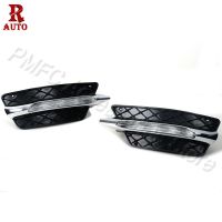 R-AUTO Front Bumper DRL Grilles Grill LED Daytime Running Light DRL Fog Light For Mercedes For Benz W204 C-Class 2012 2013 2014