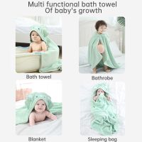 ✈✳▲ Baby Bath Absorbent Towels Bathrobes And Blanket Functions With Hood Hydrophilic Cloths Boby Girl Newborn Accessories Swaddle