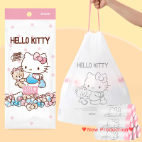 การผลิตใหม่?Sanrioed อนิเมะ Hello Kittys ถุงใส่ขยะน่ารักๆประจำวันในบ้านในห้องครัวร้านอาหารแบบพกพาที่เก็บเสื้อผ้าหนาถุงพลาสติก