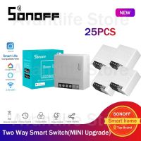 【CW】ของแท้2 25 SONOFF Mini R2สวิตช์อัจฉริยะสวิตช์ไร้สายแบบ Wifi จับเวลาอัตโนมัติเข้ากันได้กับ Alexa Google Alice Smart Home EWelink สินค้าสปอต สินค้าสปอต A A ของขวัญ ของขวัญ กำนัล gift gift gift